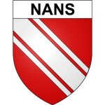 Nans 25 ville stickers blason autocollant adh�sif - taille : 4 cm