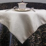 Napperon en tissu jacquard pour la bouche, serviette minrale polyvalente, serviette de table pour fte ...