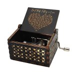 Ne peut pas s'emp�cher de tomber amoureux bo�te a musique en bois, etui de bo�tes a musique grav�es antique ...