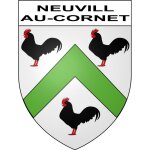 Neuville - au - cornet 62 ville sticker blason ecusson autocollant adh�sif - taille : 25 cm