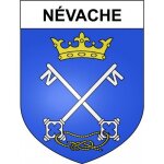 Nvache 05 ville sticker blason ecusson autocollant adhsif - taille : 8 cm