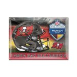 Nfl munich game magnet badge tampa bay buccaneers