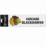 Nhl perfect cut autocollant 8x25cm chicago blackhawks