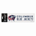 Nhl perfect cut autocollant 8x25cm columbus blue jackets
