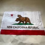 Nouveaucalifornia republic ncr deux ttes bear california flag 90x150cm drapeau accroche de haute qualit ...