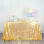 Or nappe sequin tablecloth 60x102 pouces xmas dcorations pour la maison gitter nappe pour dcorations ...