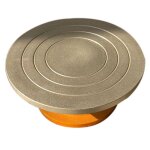 Orange argent - plateau tournant manuel multifonction pour sculpture en argile, pour poterie Orange argent - plateau tournant manuel multifonction pour sculpture en argile, pour poterie