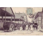 Orleans - pavillons des halles cote nord - carte precurseur - obliteration de 1905 - ref 002 048