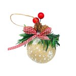 Ornements de nol, mousse de polystyrne et pendentifs dcoratifs en tissu pour couronne de bricolage ...
