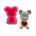 Ours silicone moule moule fondant g�teau biscuit mariage aromath�rapie bougie ornement outil