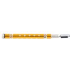 Outil de coupe de verre  rouleau antidrapant professionnel avec poigne en alliage d'aluminium (jaune) ...