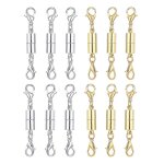 Pack 12 fermoir magn�tique convertisseur double homard magn�tique bijoux fermoirs pour collier bracelet ...