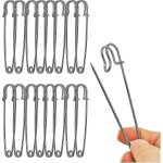 Pack de 15 4 » epingles a nourrice extra larges pour vêtements, cuir, toile, couvertures, artisanat, ... Pack de 15 4 » epingles a nourrice extra larges pour vêtements, cuir, toile, couvertures, artisanat, ...