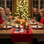 Pack de 3 bougies figurines de no�l 15 cm � d�corations originales assorties pour ambiance festive et ...
