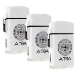 Pack de 3 briquets temp�te torche patutiki blanc