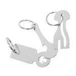 Pack de 3 caddie jeton porte - cl�s, trimestre chariot d�tenteur de la pi�ce, en acier inoxydable argent ...