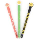 Pack 3 stylo effaable bo - bo daisy, mushroom and bee - never stop dreaming - stylo bille a encre bleue ...