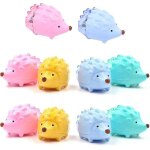 Pack mixte cartoon animal pencil sharpener mignon hedgehog shape two hole manual pencil sharpener for ...
