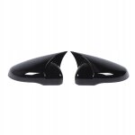 Paire de coques de rtroviseurs noirs brillants de style amricain