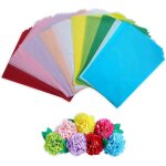 Papier de soie 100 feuilles - papier kraft a4 vibrant pour les projets cratifs