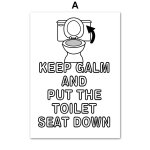 Papier toilette karma citation, affiche amusante, peinture sur toile d'art mural noir et blanc, images ...
