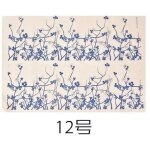 Papier de transfert d'argile cramique, 1 pice, glaure sous glaure, papier de fleur, jingdezhen, applicatio ...