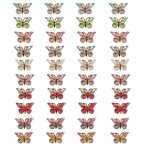 Papillon color� breloques bijoux email pour bricolage main bijoux accessoires boucles d'oreilles bracelet ...