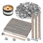 Paquet de 100 mches de bougie en bois naturel pour la fabrication de bougies, mches en bois sans fume ...