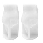 Paquet de 2 moules a bougies en silicone en forme de majeur, moules gestes pour la fabrication de bougies ...
