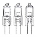Paquet de 20 lampes halognes g4 20w 12v lumire blanc chaud pour un eclairage parfait