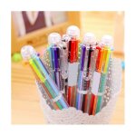Paquet de 20 stylos a bille, stylo a bille rtractable multicolore 6 en 1, stylo a encre colore de 0, ...