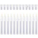 Paquet de 24 stylos de peinture de retouche rechargeables de 6 mm et 3 mm avec pointes inclines, marqueurs ...