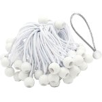 Paquet de 50 cordons elastiques a boucle longue pour chapiteaux, tentes, banni�res et b�ches kva
