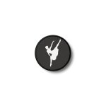 Patch badge insigne ecusson imprime thermocollant danse classique danseuse