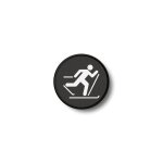 Patch badge insigne ecusson imprime thermocollant ski de fond Patch badge insigne ecusson imprime thermocollant ski de fond