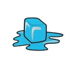 Patch ecusson brode applique backpack doudoune couture kawaii glacon glace