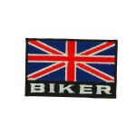 Patch ecusson brod drapeau backpack uk anglais royaume uni biker motard