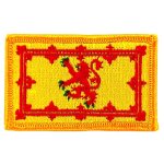 Patch ecusson brod� drapeau ecosse royal ecossais flag thermocollant blason