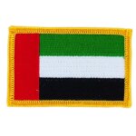 Patch ecusson brod� drapeau emirats arabes unis eau insigne thermocollant blason