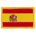 Patch ecusson brod� drapeau espagne espagnol flag thermocollant blason insigne