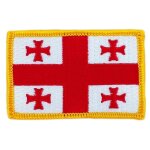 Patch ecusson brod� drapeau georgie georgien thermocollant insigne blason