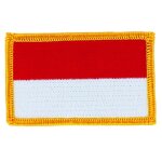 Patch ecusson brod� drapeau monaco thermocollant insigne blason