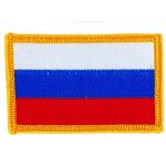 Patch ecusson brod� drapeau russie russe flag thermocollant insigne blason