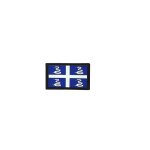 Patch ecusson brode imprime voyage souvenir backpack drapeau martinique