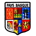 Patch ecusson brod� pays basque euskadi herria blason armoirie drapeau region