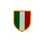 Patch ecusson brode thermocollant drapeau italie italien italia scudetto foot