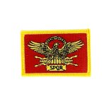 Patch ecusson brod� thermocollant rome spqr legion romaine drapeau guerrier