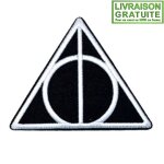 Patch ecusson harry potter les reliques de la mort - thermocollant