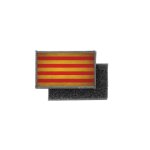 Patch ecusson imprime badge vintage drapeau catalogne catalan