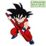 Patch ecusson manga dragon ball son goku anime (r�f s10) - thermocollant